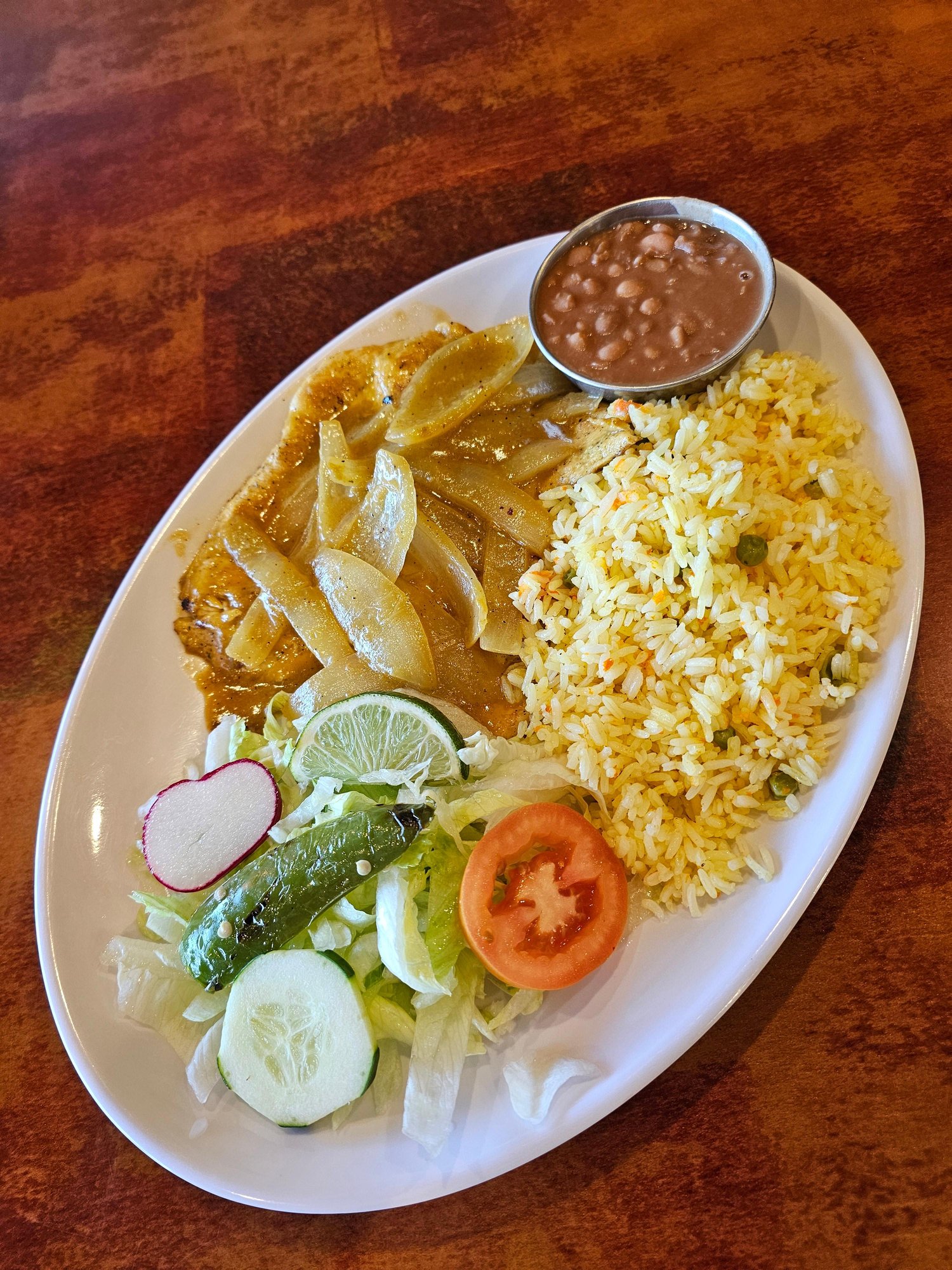 Pechuga Encebollada