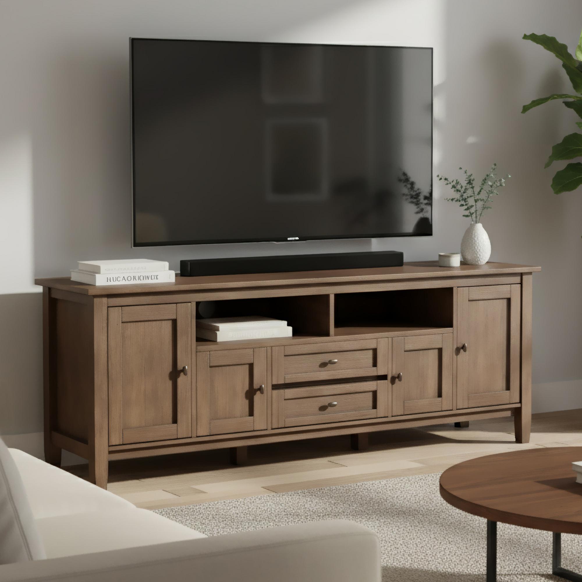 Warm Shaker 72" TV Media Stand