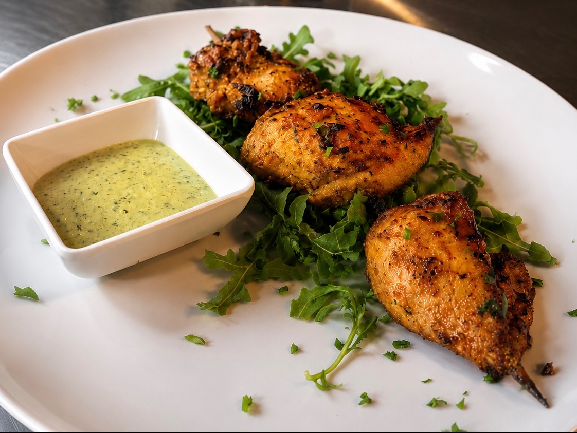 Single chicken kabob