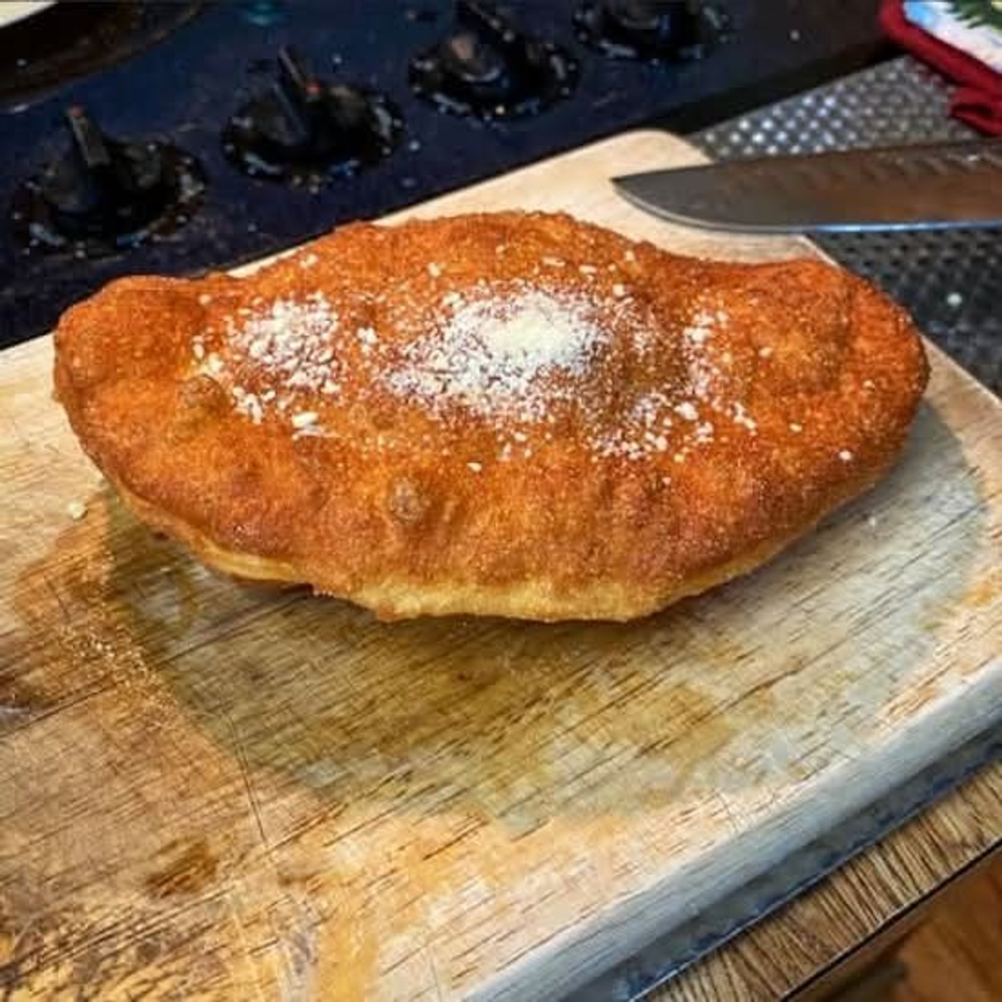 Fried Calzone Crispy Golden