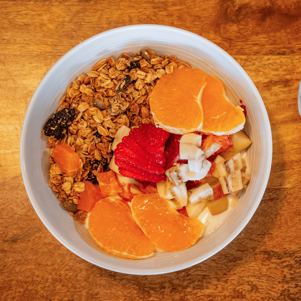 Fruit, Straus Yogurt & House Made Granola