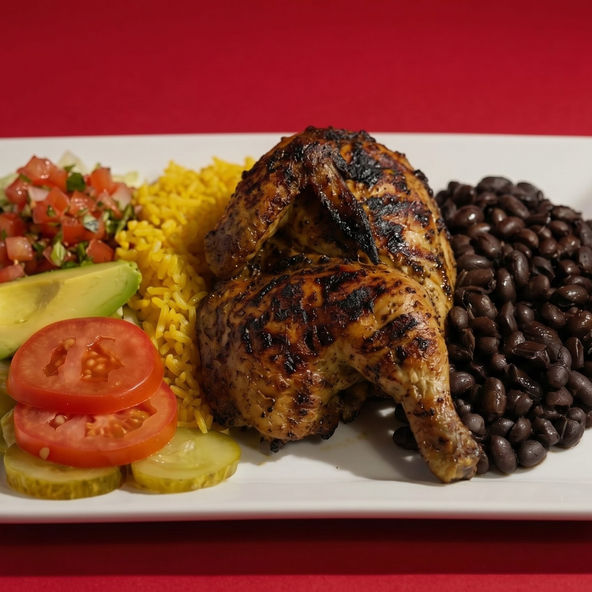 Pollo Asado Plate