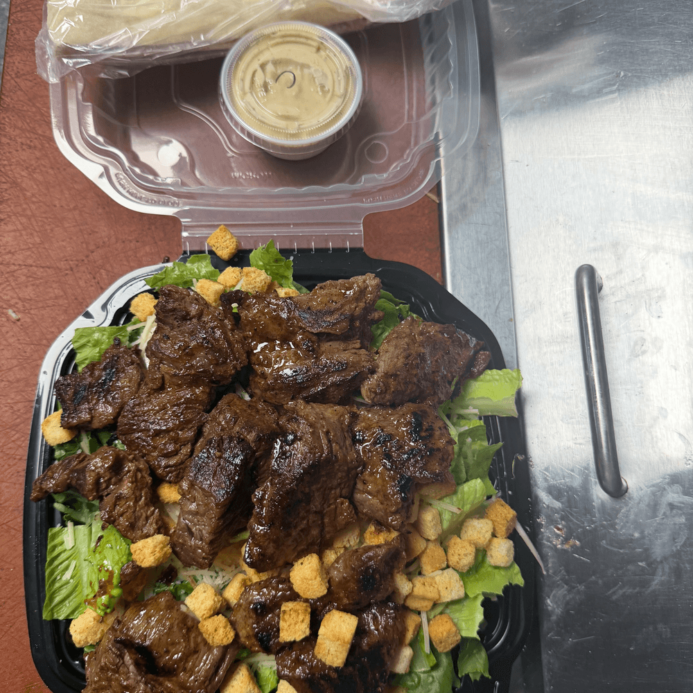 Steak Tips Caesar Salad