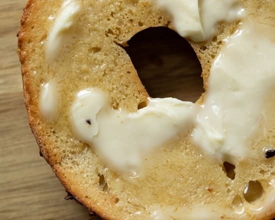 Bagel with Butter & Jam