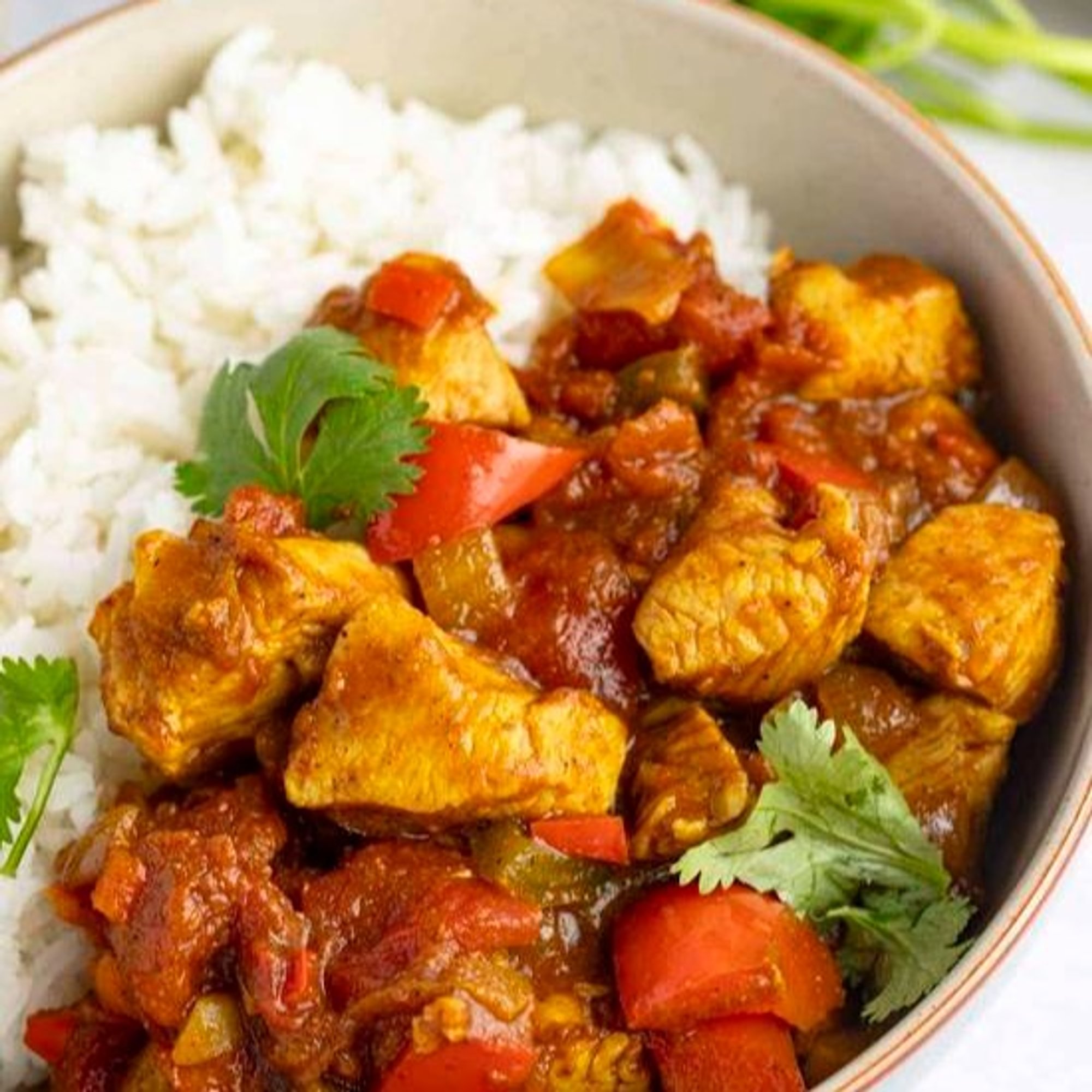 Chicken Jalfrezi & Rice