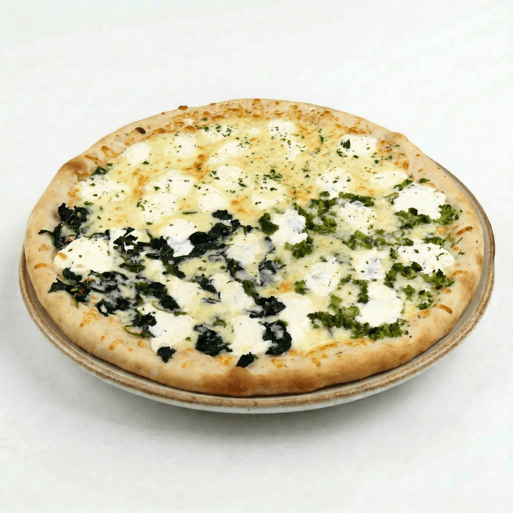 White Spinach Pizza