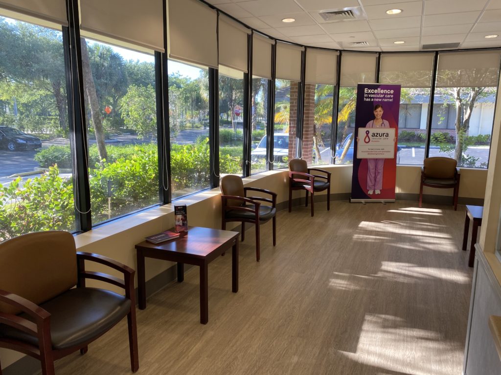 The lobby of Azura Surgery Center Plantation