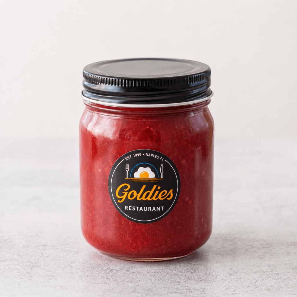 Homemade Strawberry Jelly - whole Jar