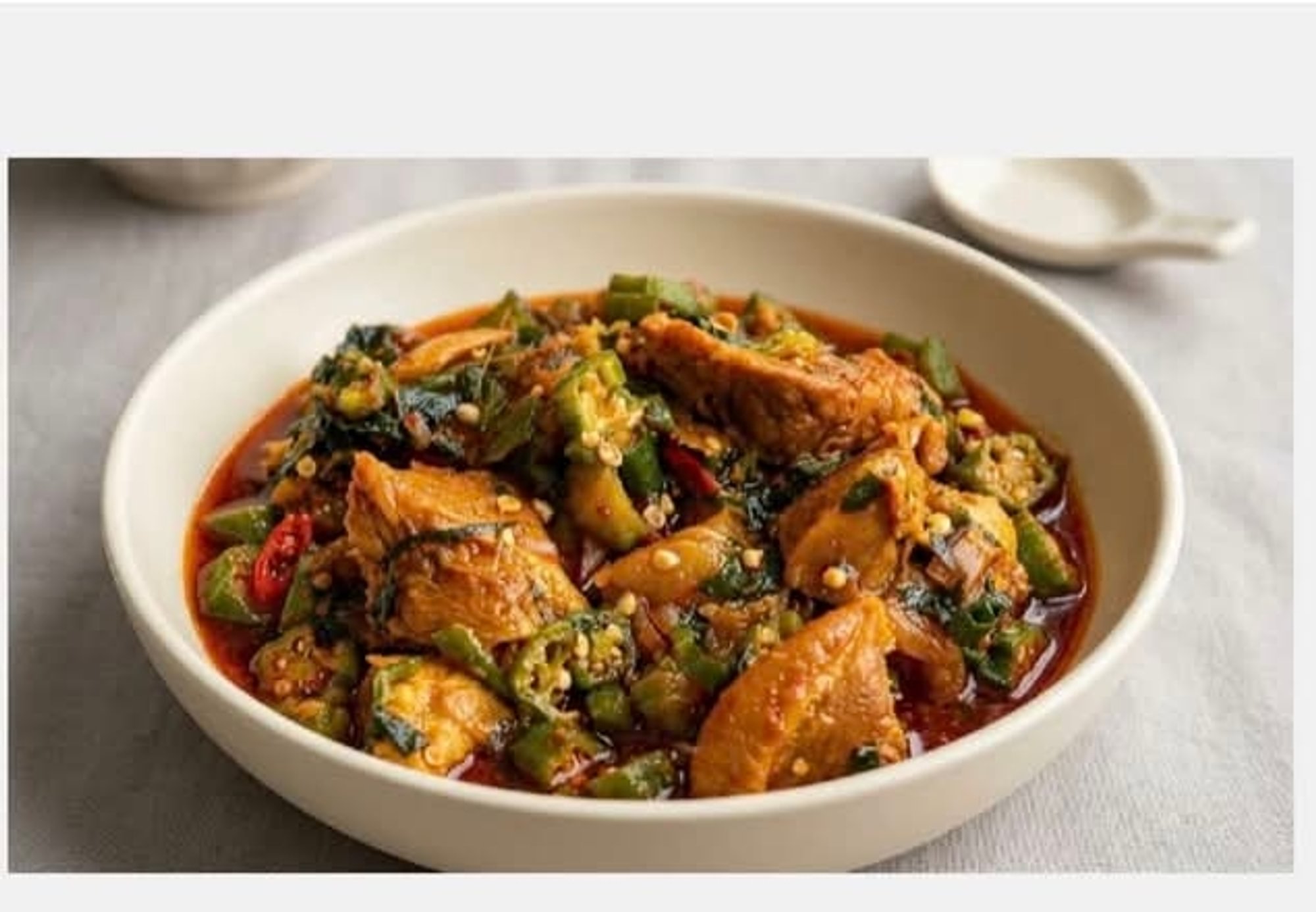Okra Soup W Meat
