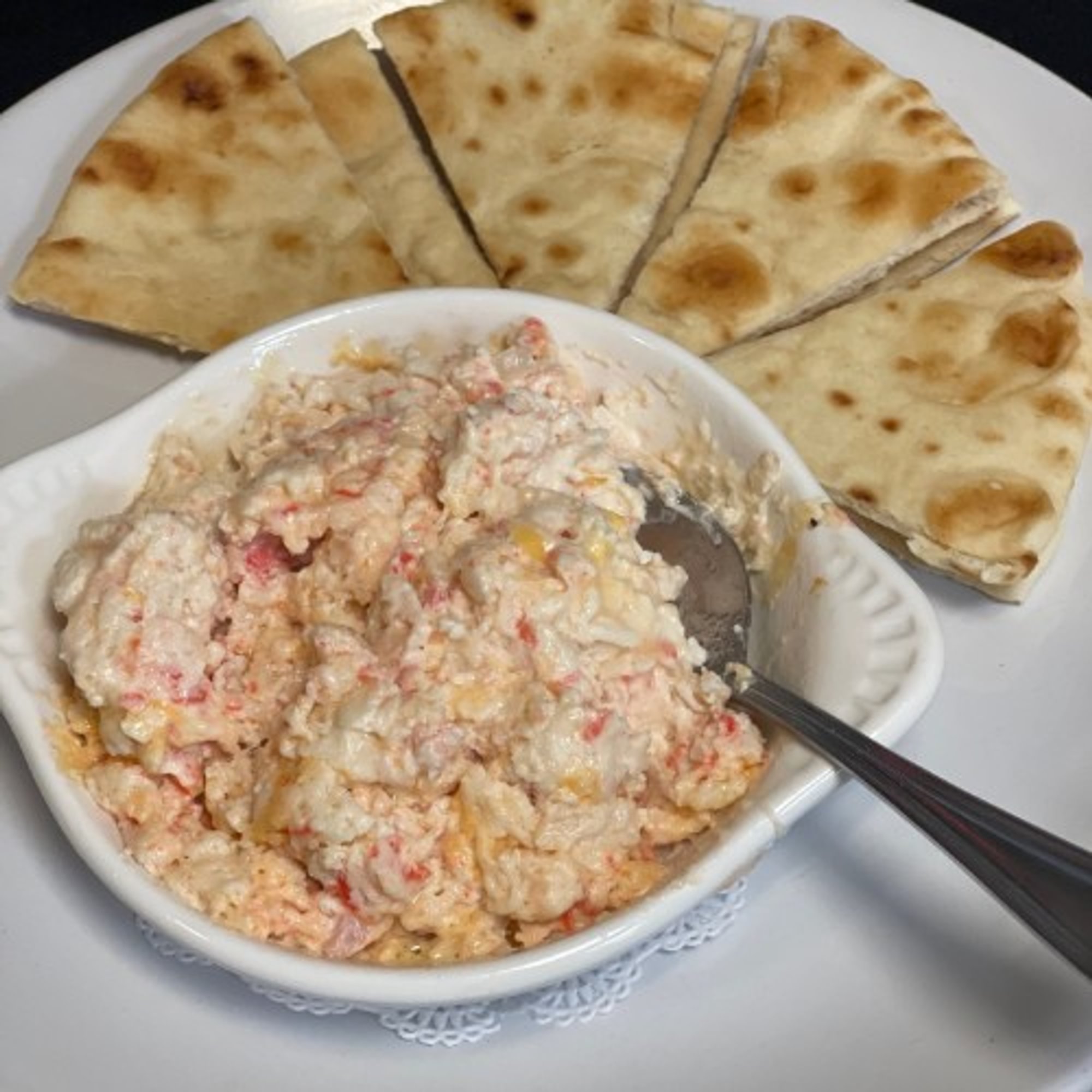 Dinner Crab Dip Plate