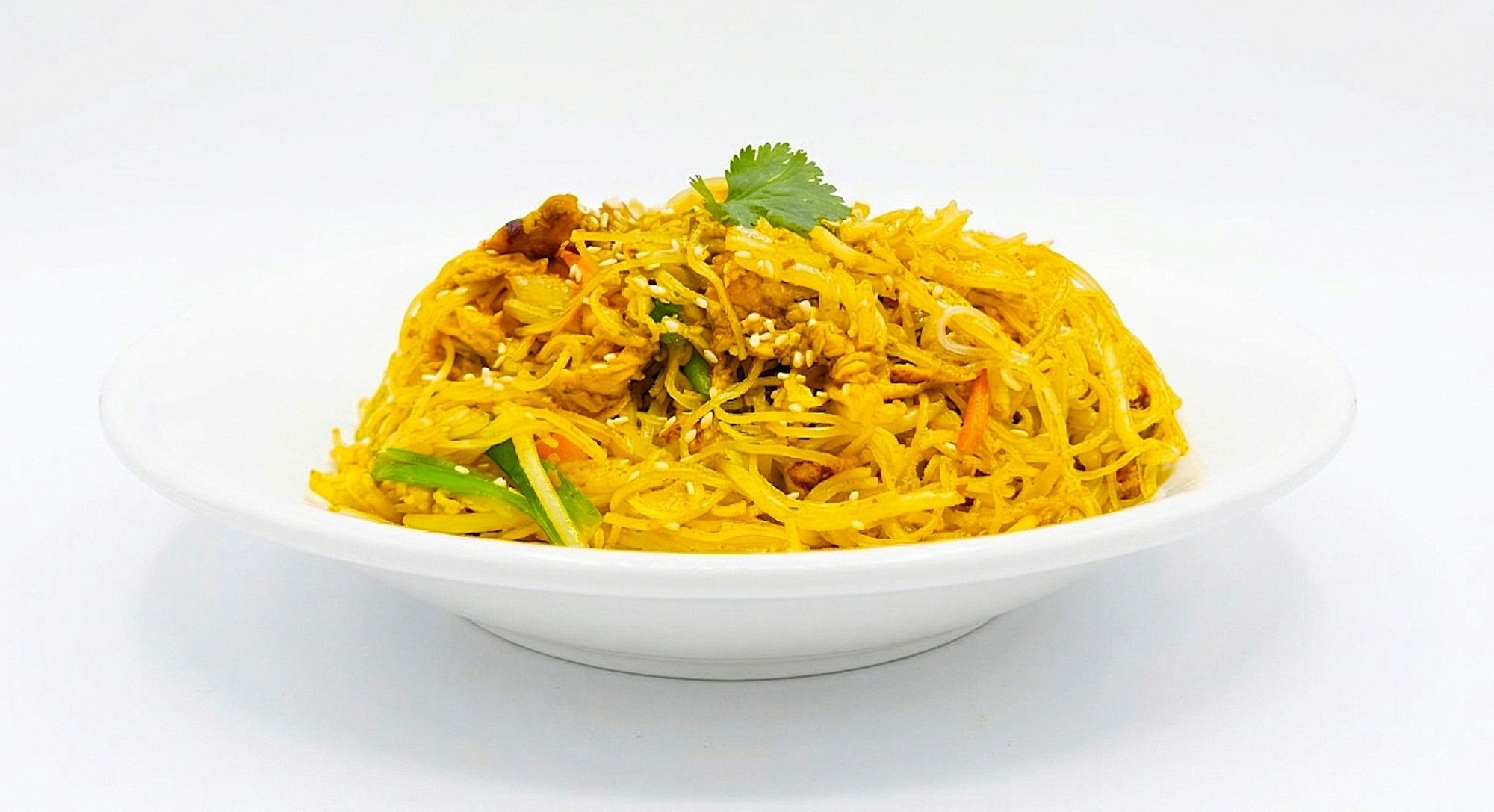 Singapore Rice Noodles (Curry)