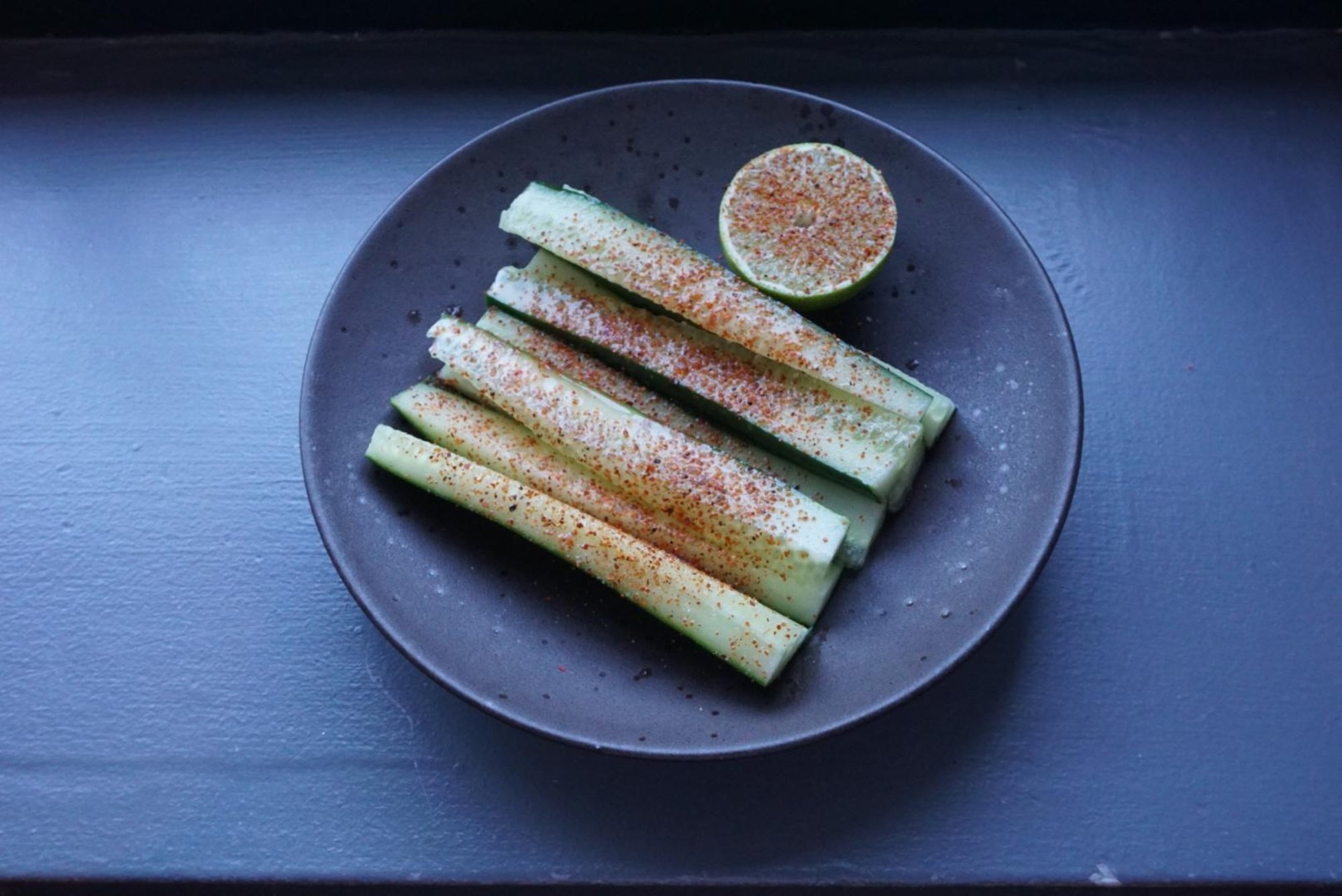 Cucumbers, Salt, Lime & Tajin