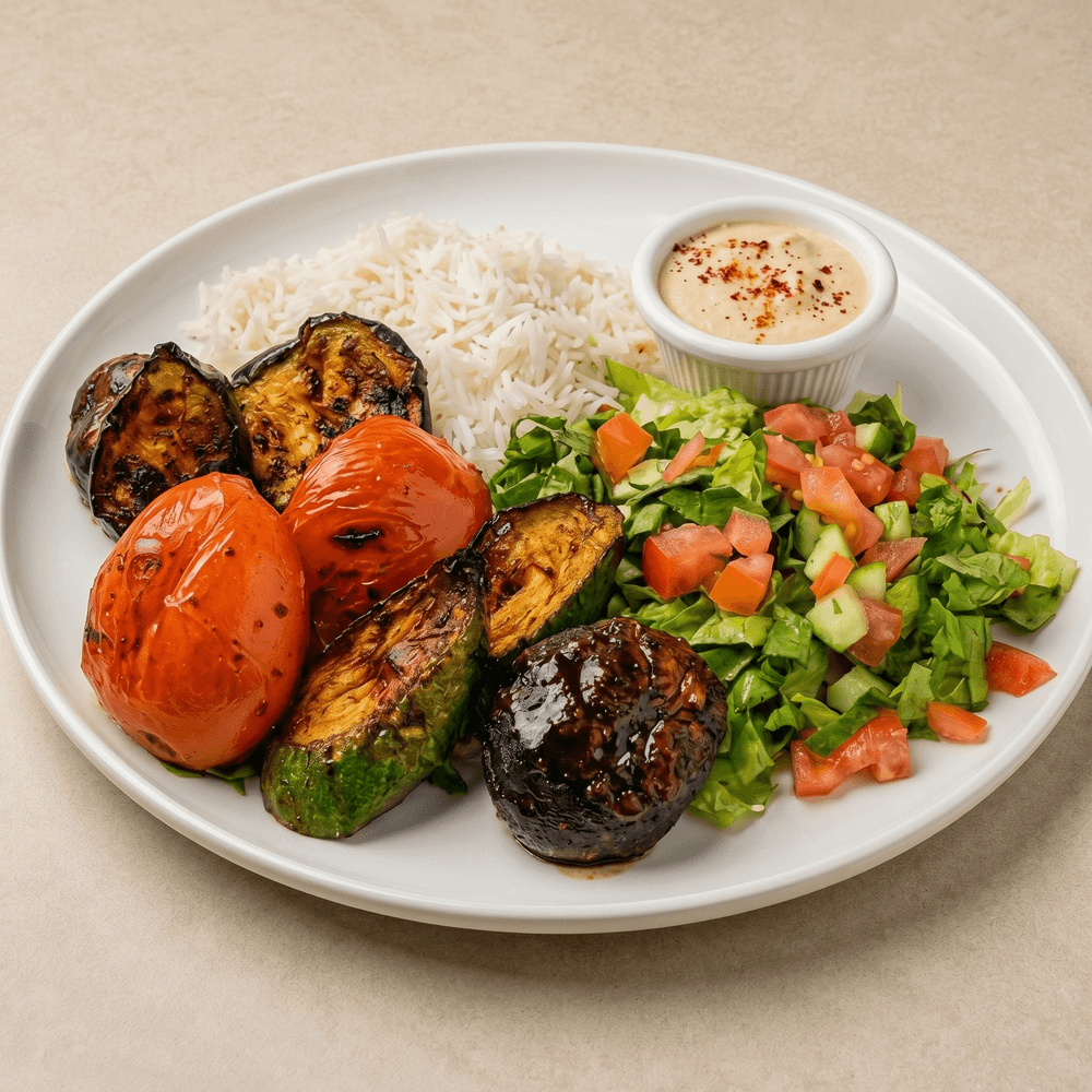 Veggie Kabob Plate
