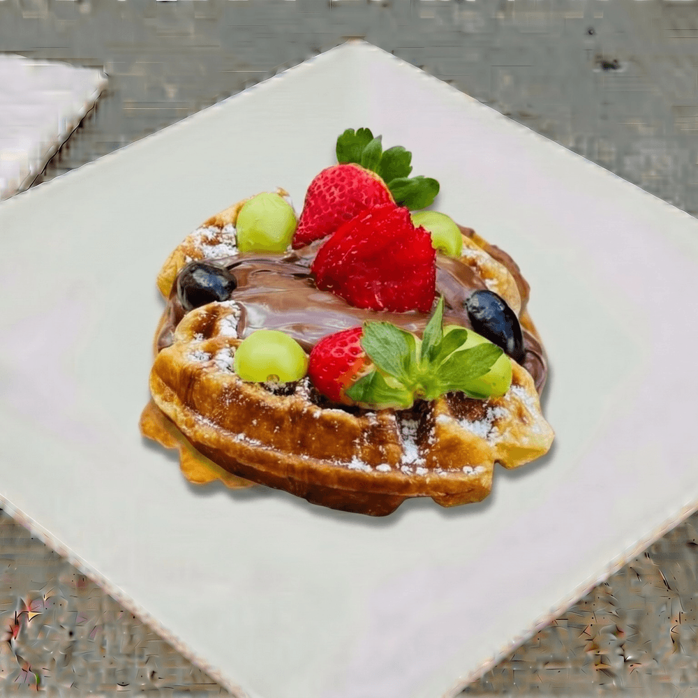 Croissant Waffle with Nutella