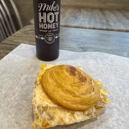 Hot Honey Breakfast Biscuit