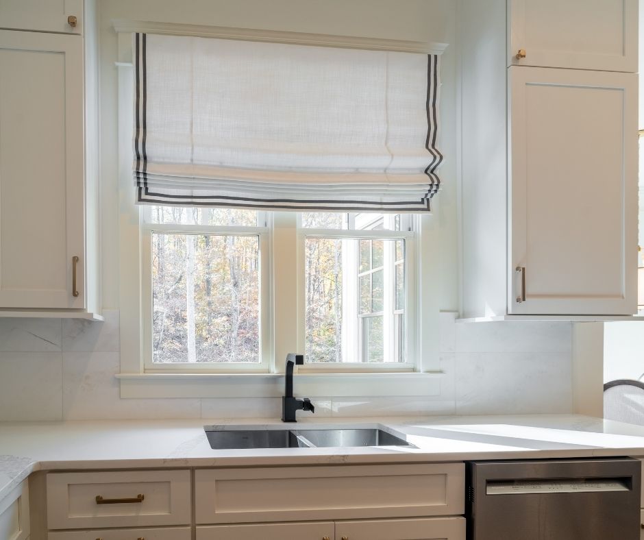 Make a statement without saying a word with these beautiful roman shades!