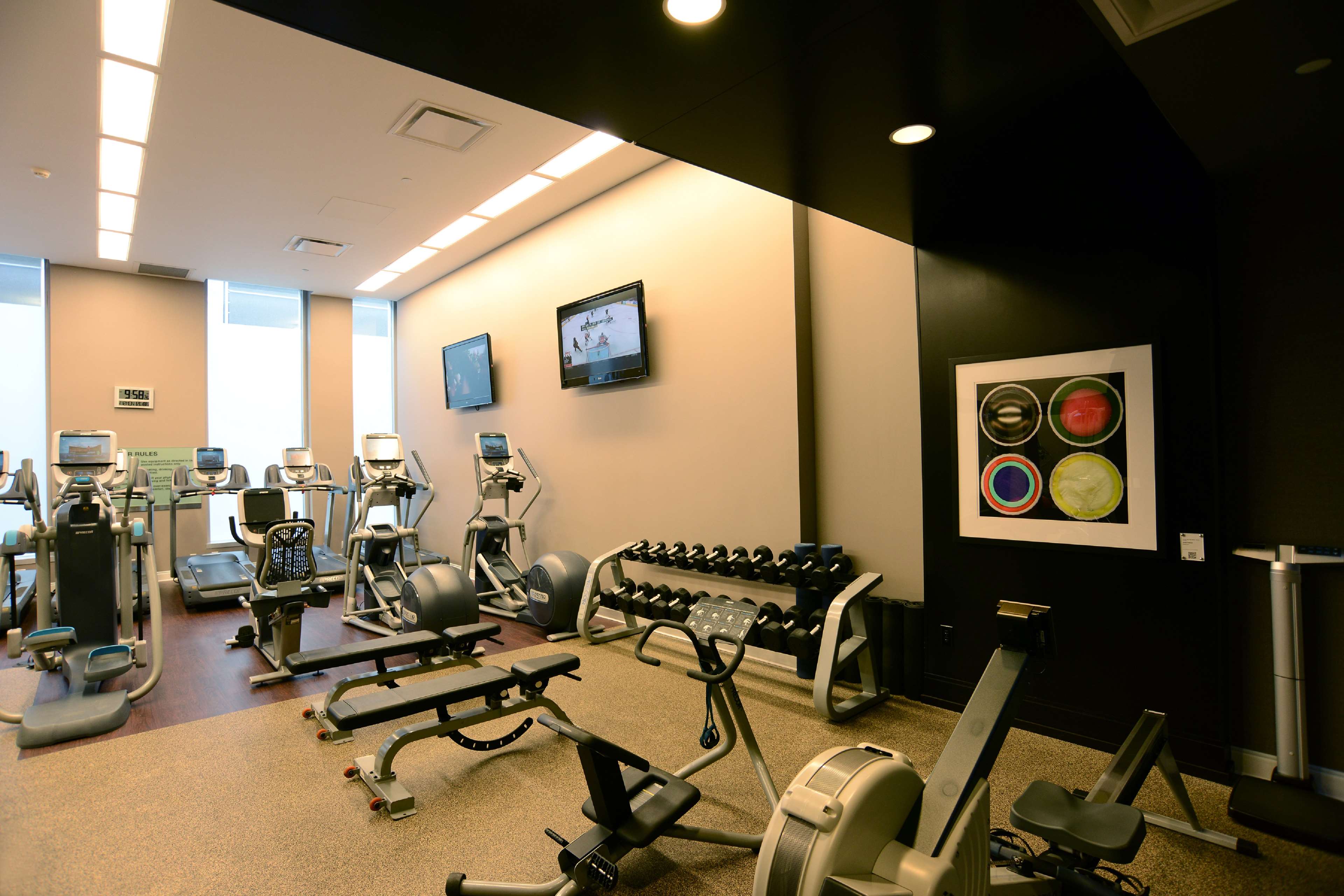 Health club  fitness center  gym