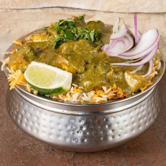 Hara Mirchi Paneer Biriyani