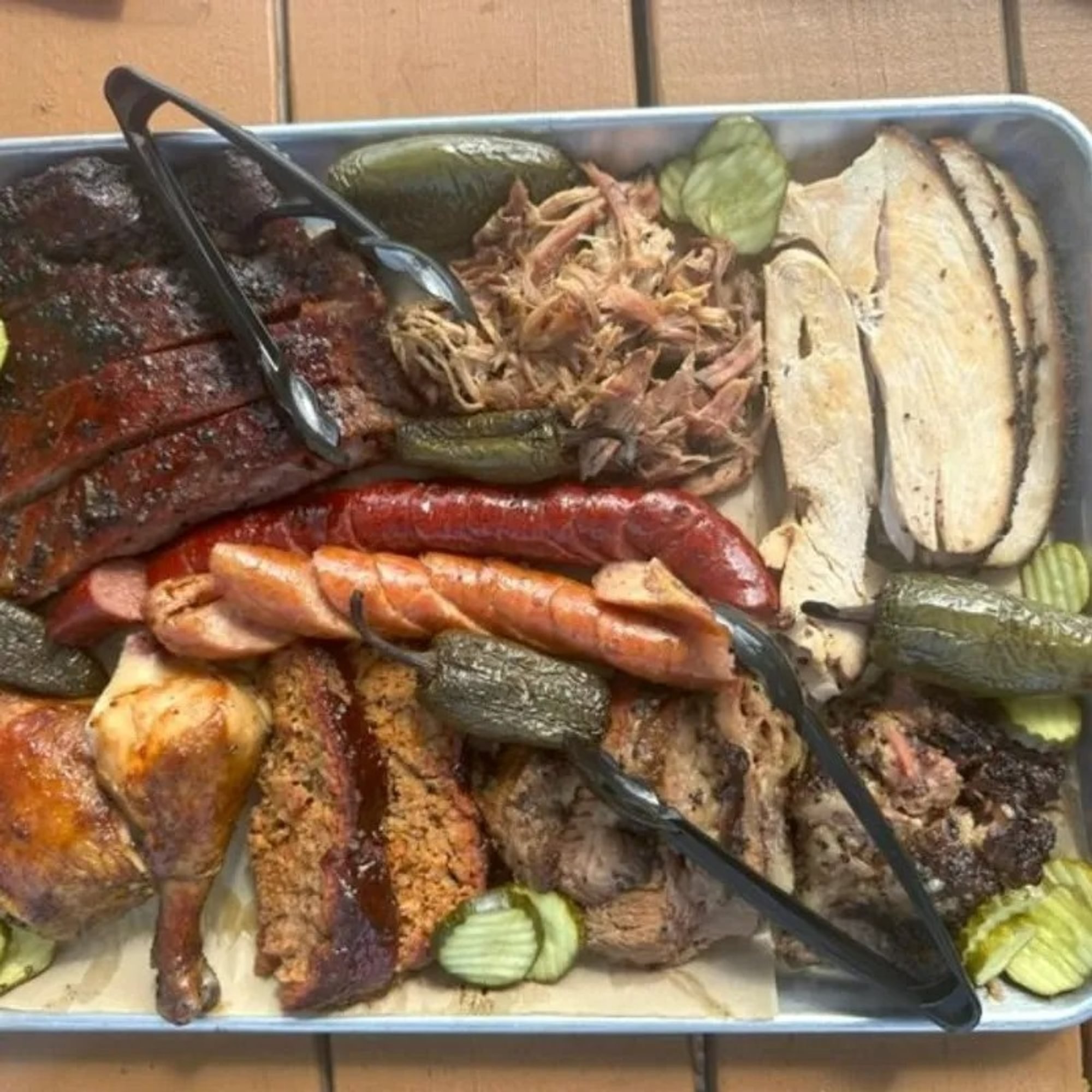 Texas 4 Plate, 4 Meats 4 Sides
