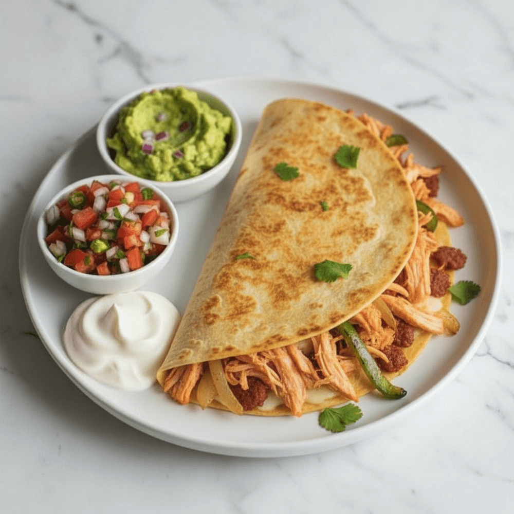 Shredded Chicken Quesadilla