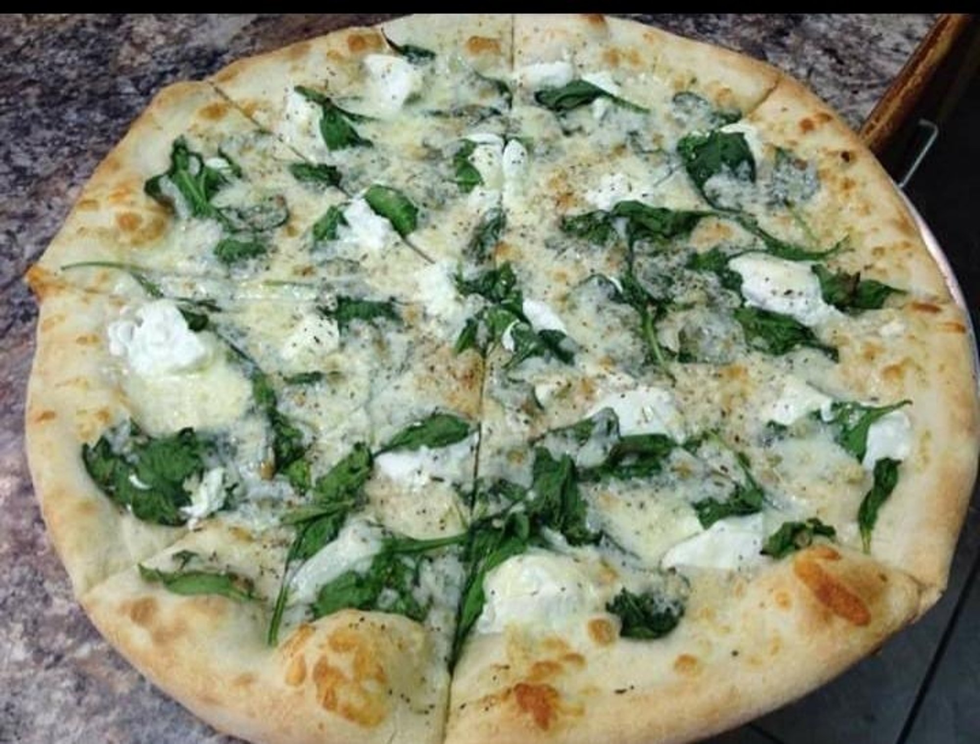 10" RICOTTA/SPINACH WHITE PIZZA