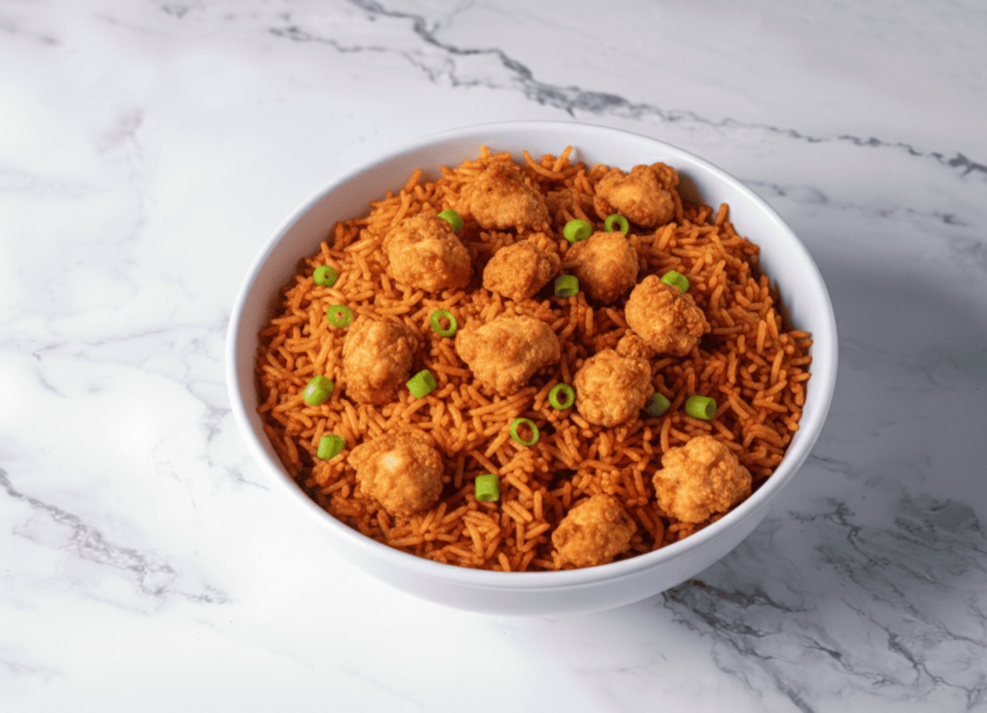 CHICKEN SCHEZWAN FRIED RICE
