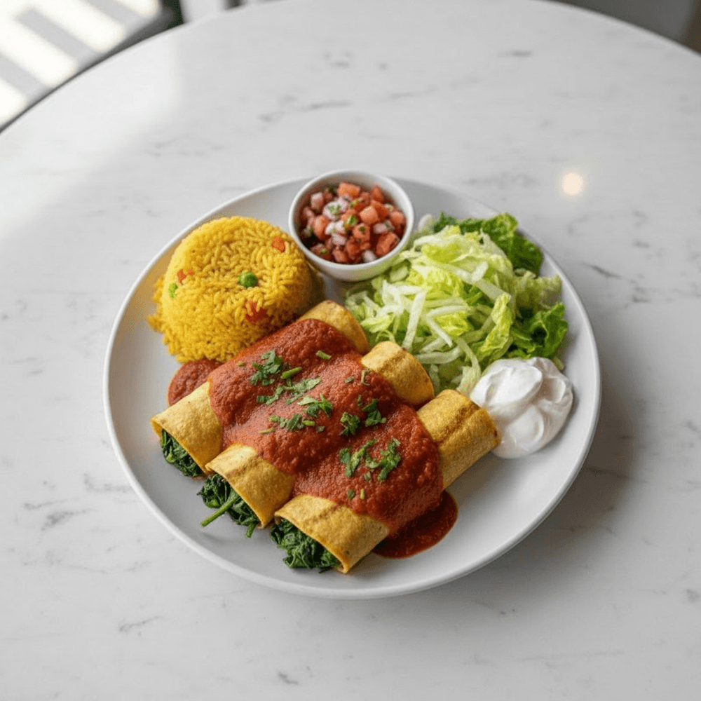 Spinach Enchiladas