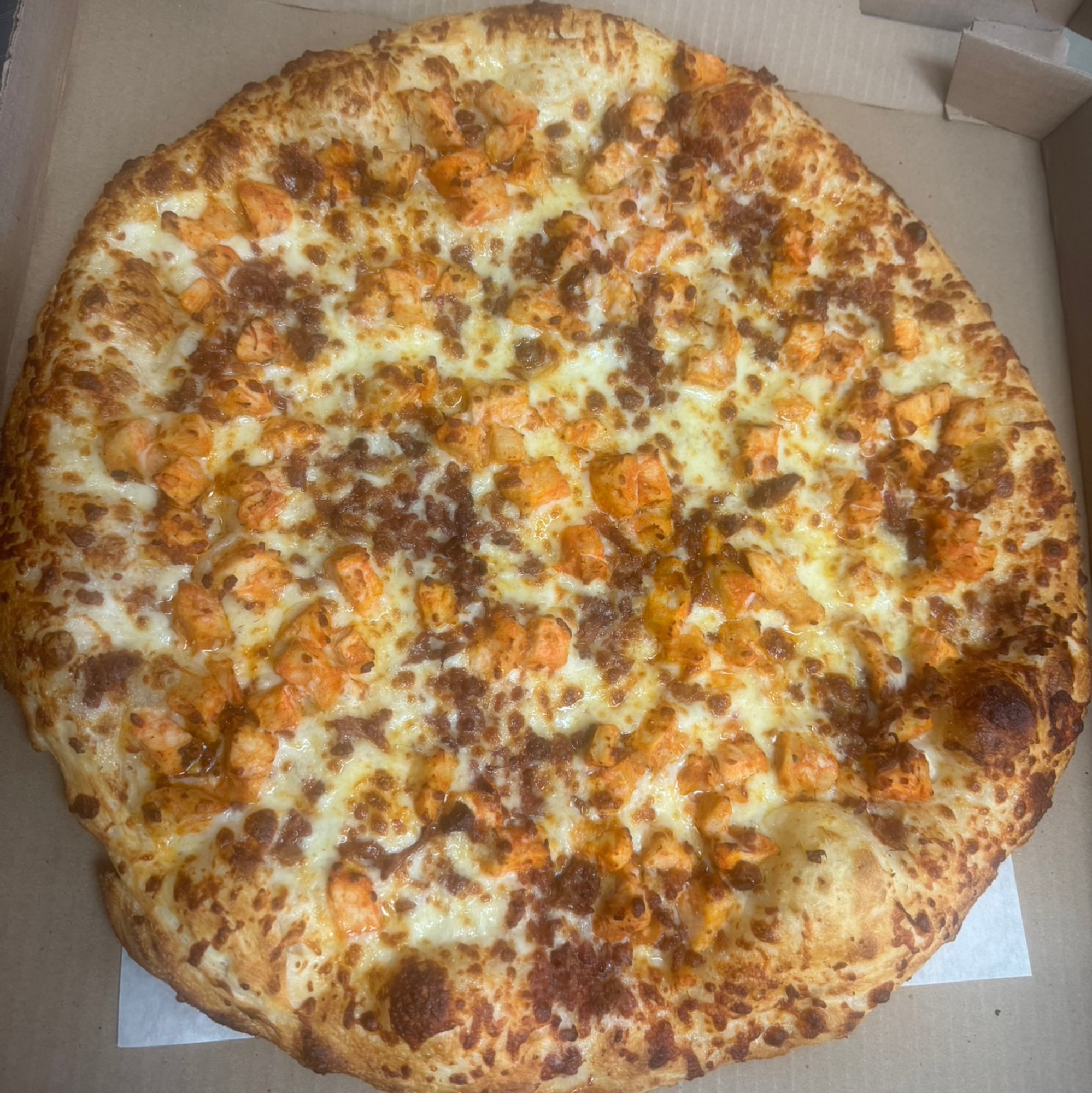 Buffalo Chicken Bacon Pizza