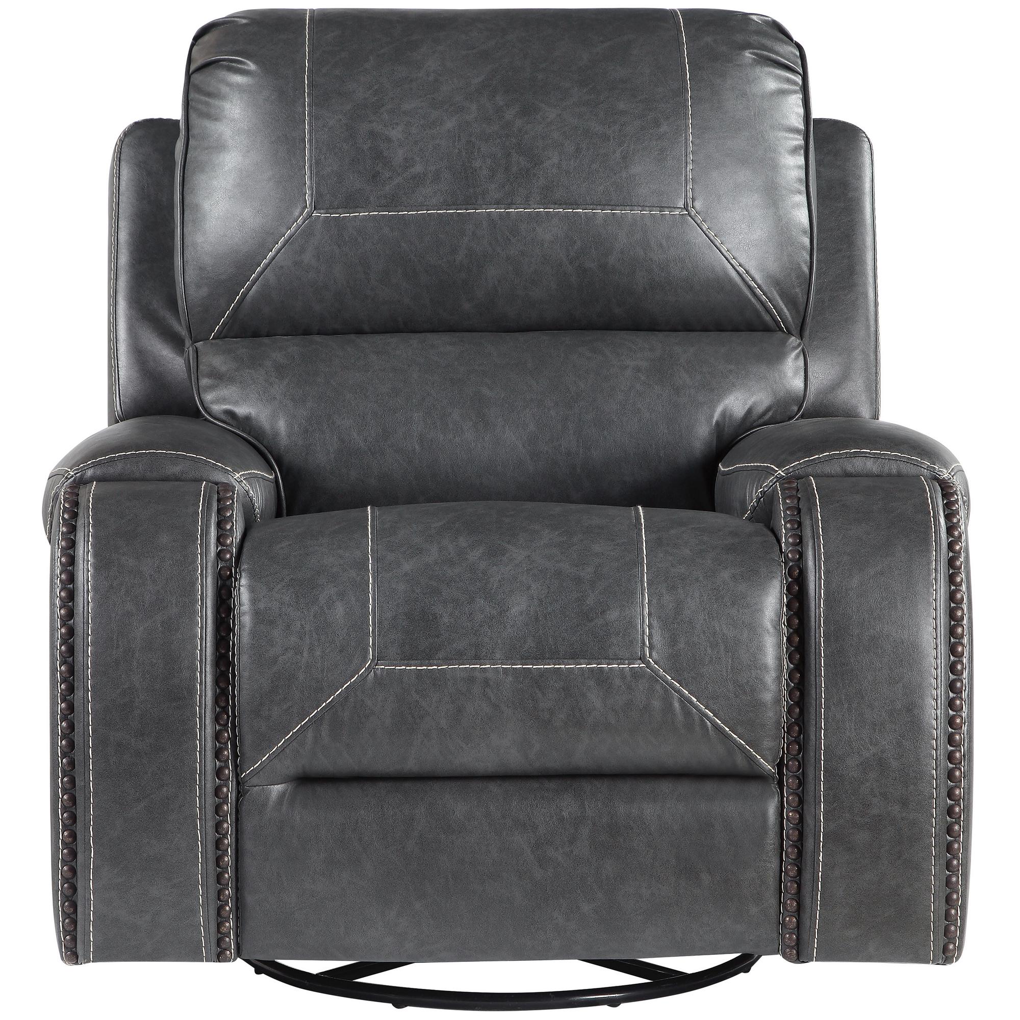 Keily Gray Swivel Recliner