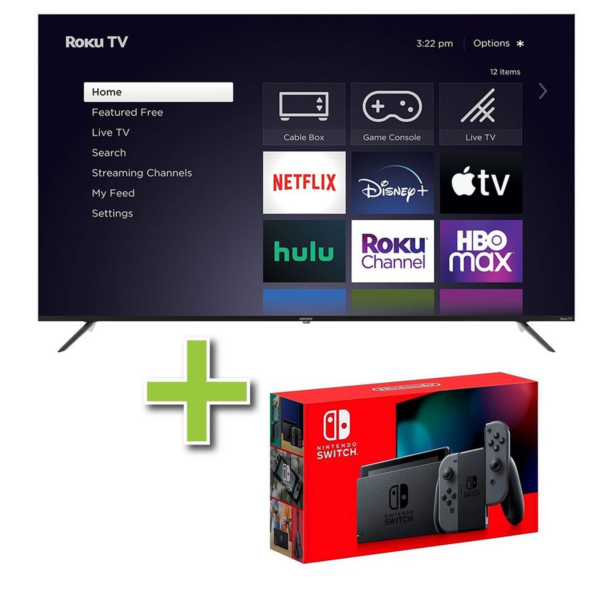 86" Element TV w/ 4K Ultra HD Resolution & Nintendo Switch