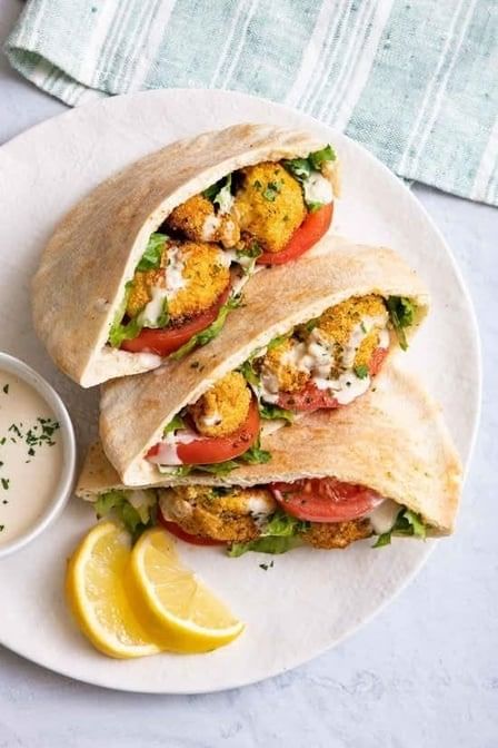 Cauliflower Pita Sandwich