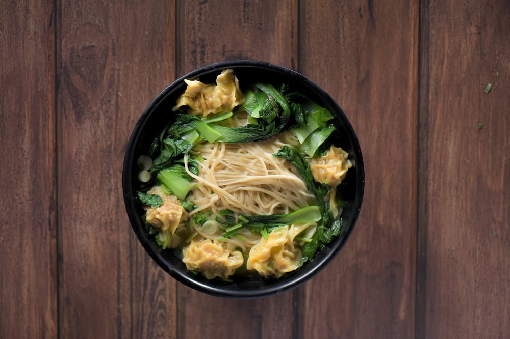 C-6 Hong Kong Style Wonton Noodle (云吞面)