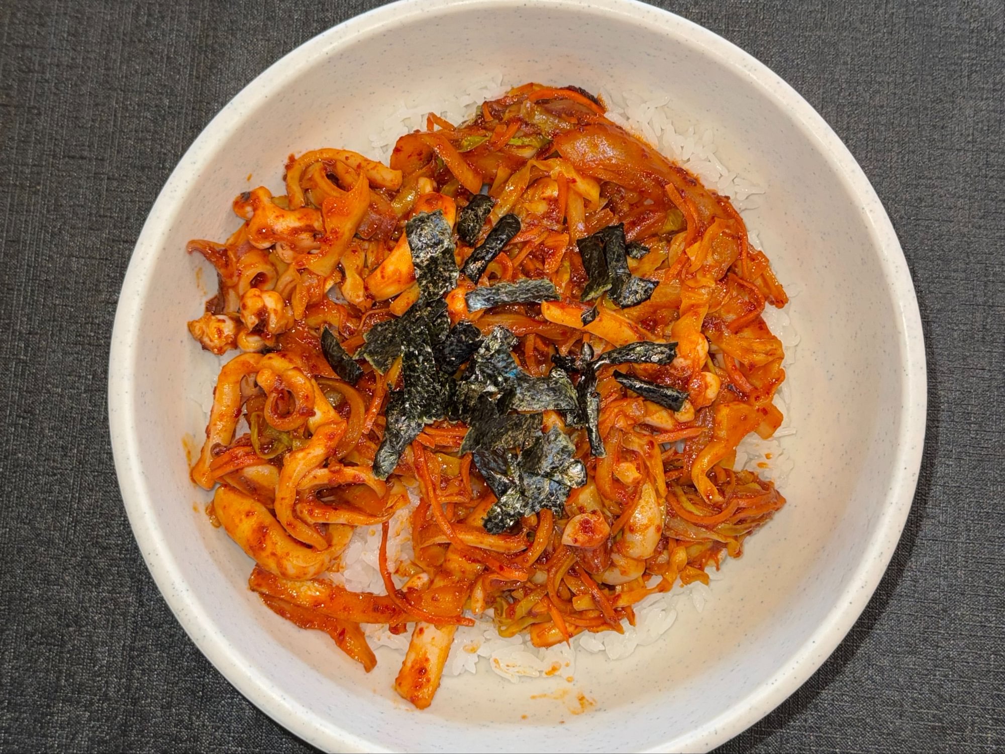 Stir Fried Spicy Squid Bibimbap
