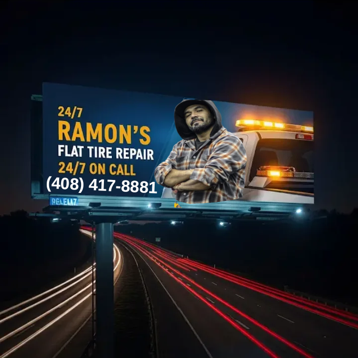 24/7 Ramon's Mobile Flat Tire Repair Logo