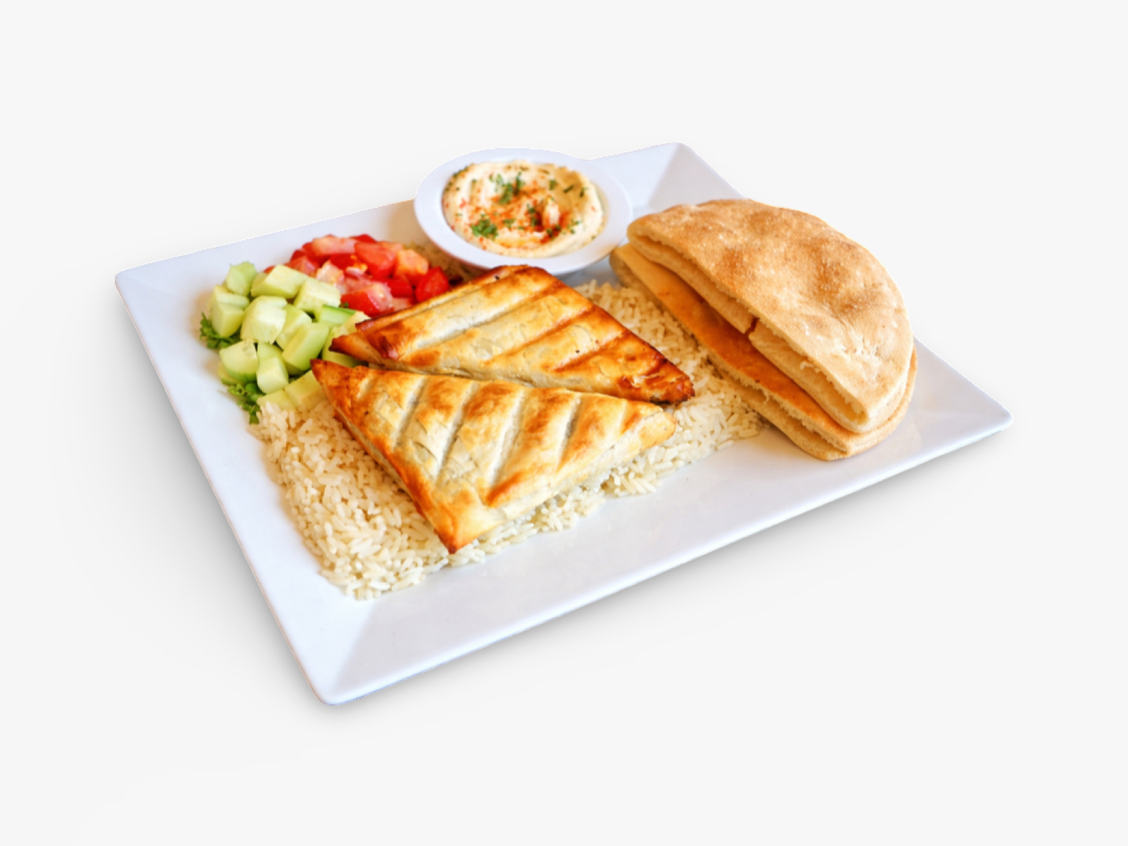 Spinach Pie (Spanakopita) Plate