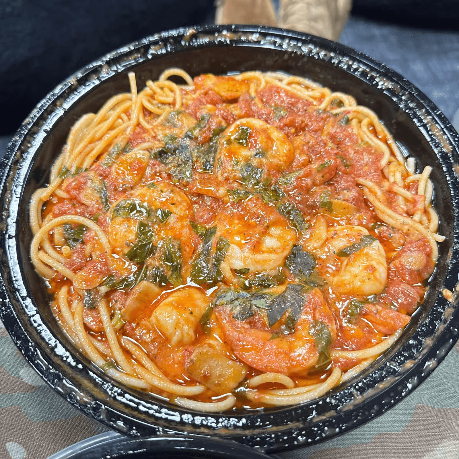 Shrimp Fra Diavolo Dish