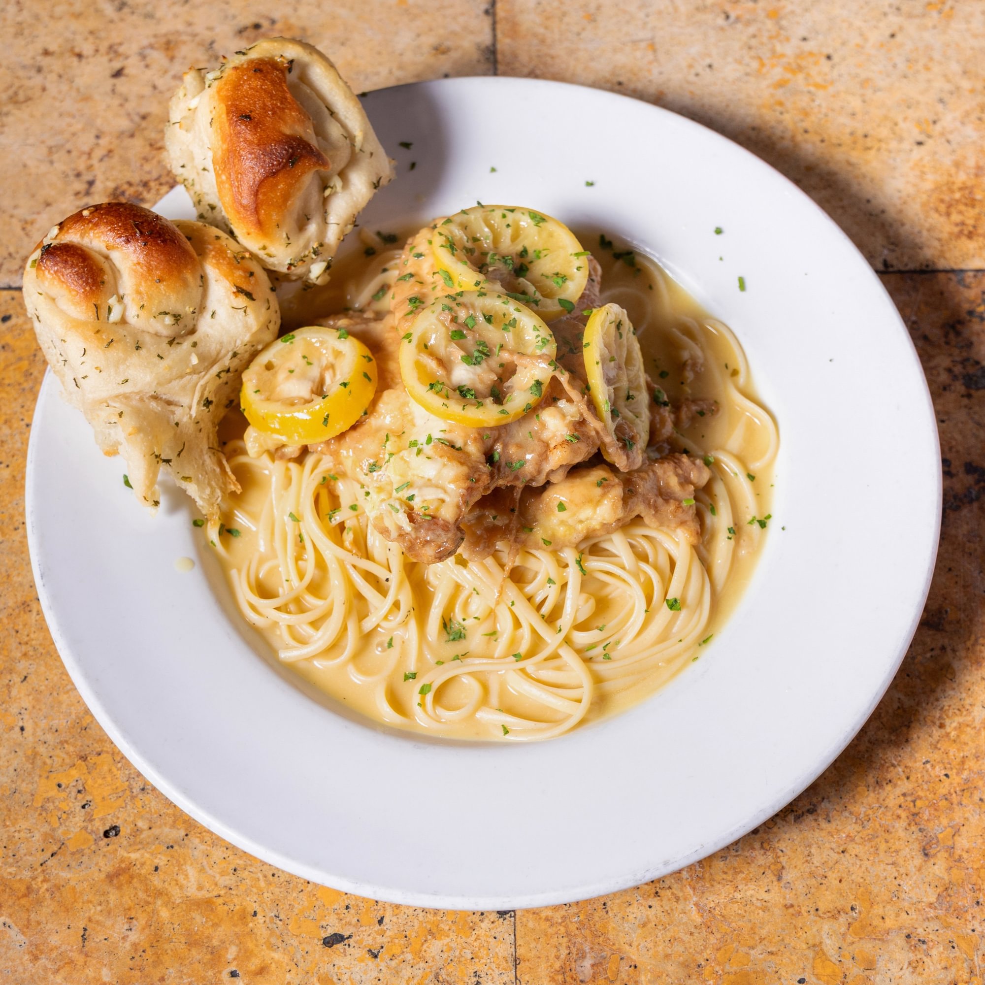 Chicken or Shrimp Francaise