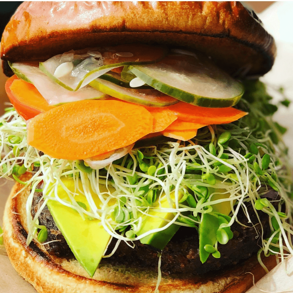 Braddah Dave's Kauai Taro Burger