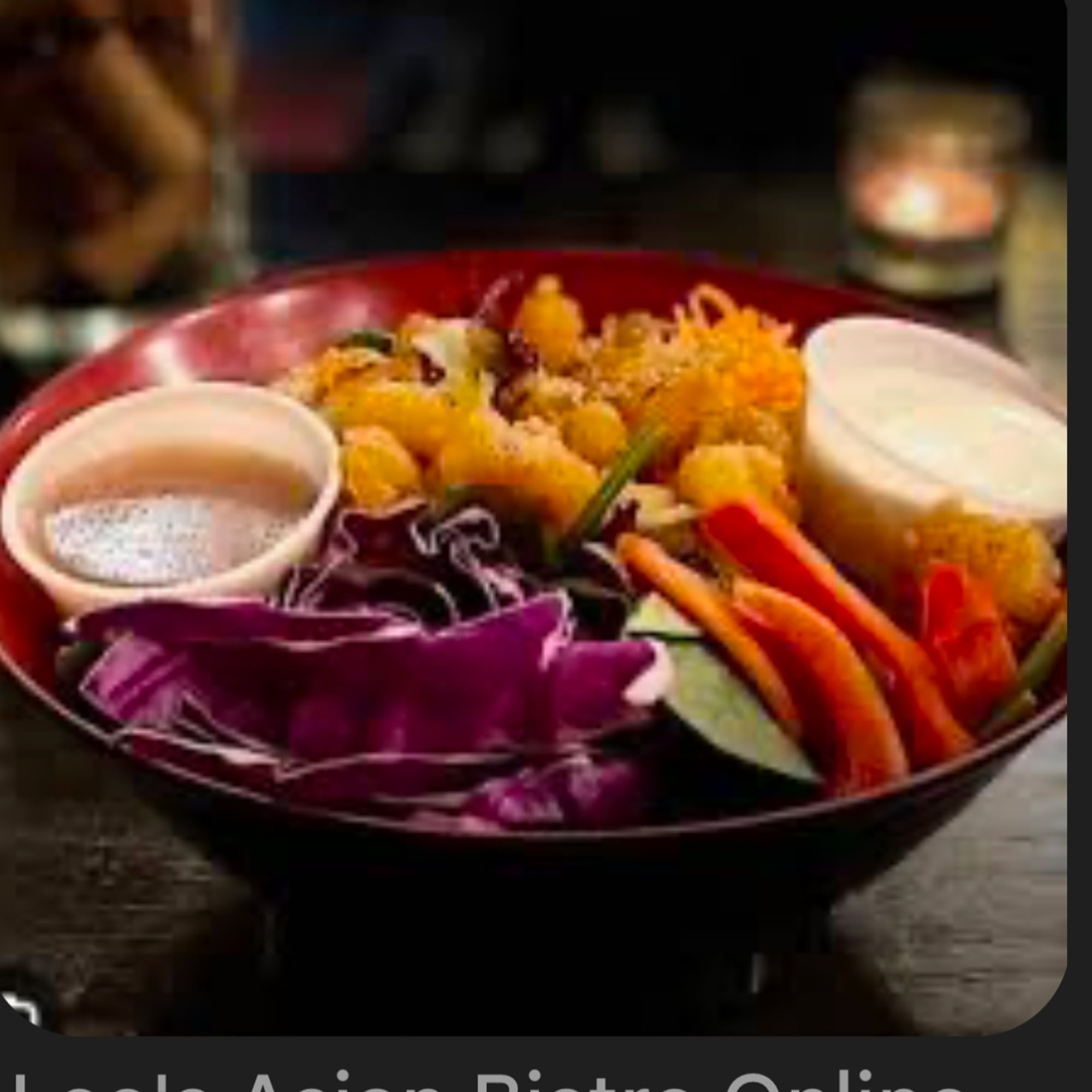 Mongolian Shrimp Salad (lunch)
