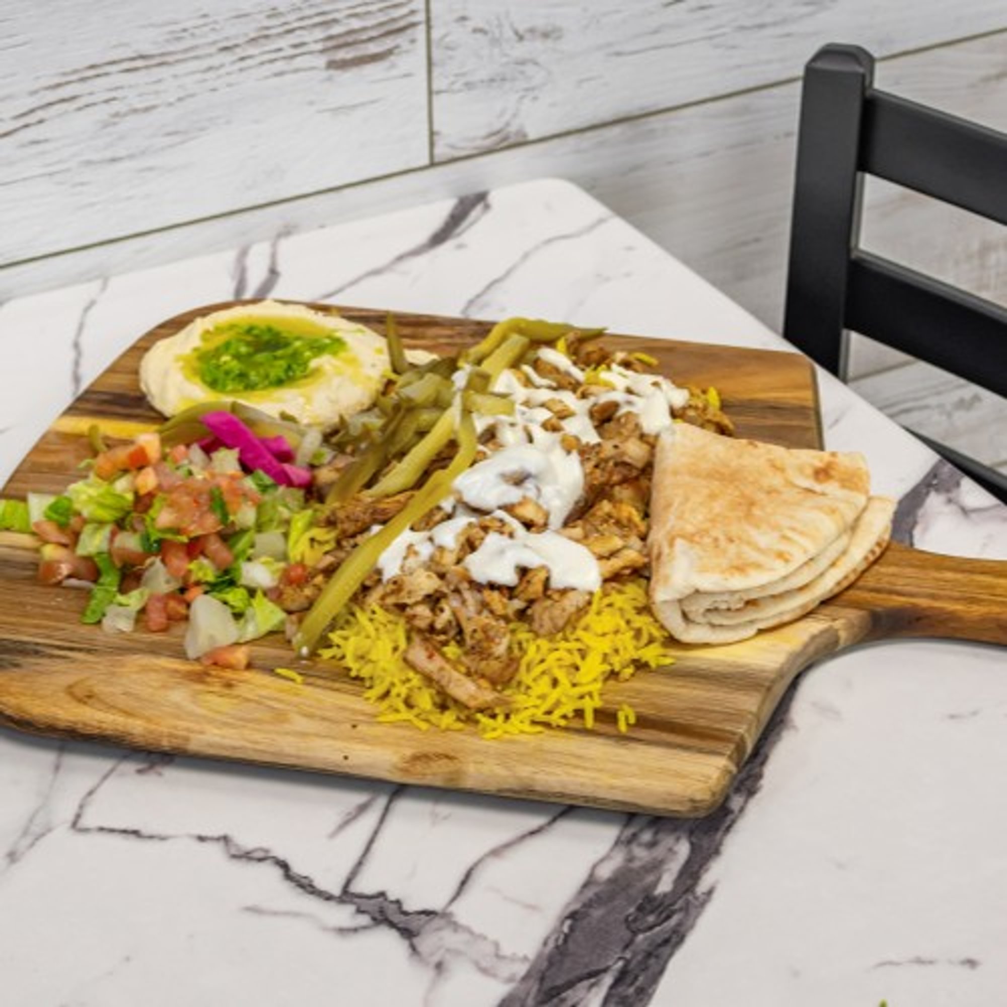 Chicken Shawarma Plate