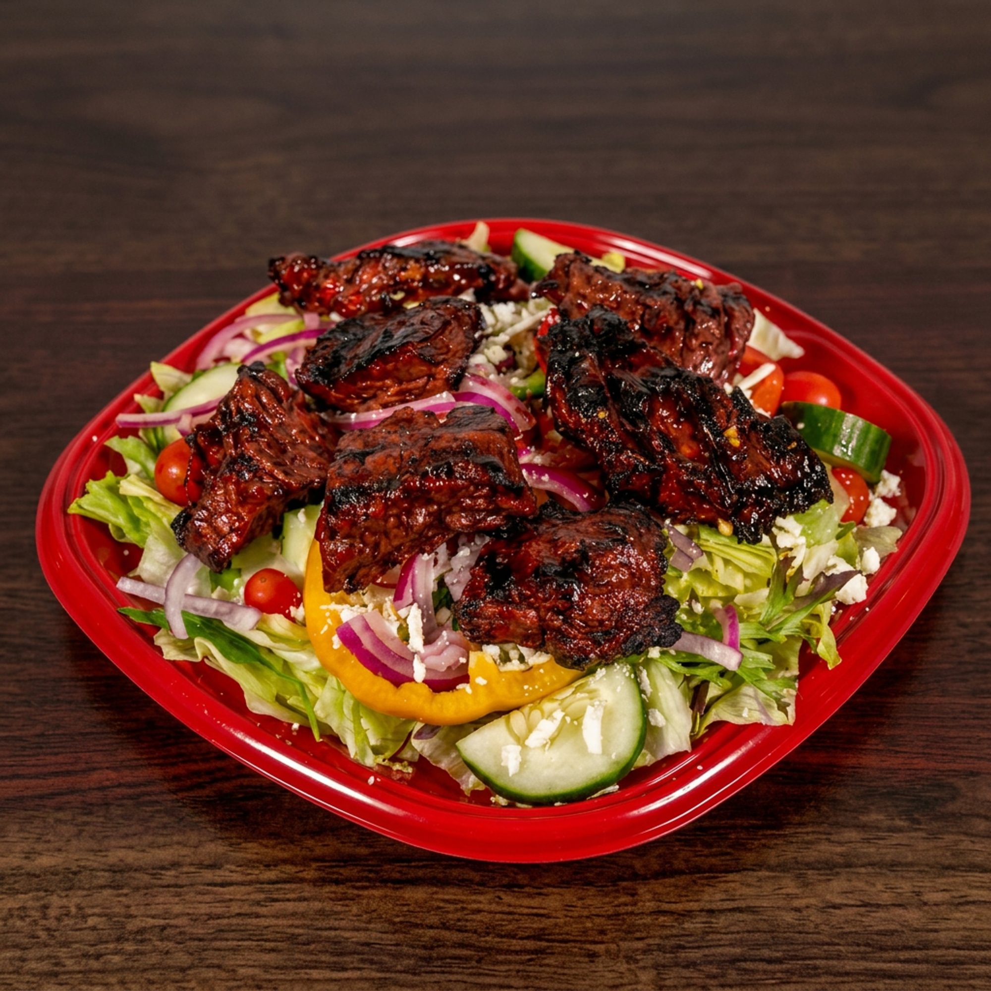 Honey BBQ Steak Tip Rice Bowl