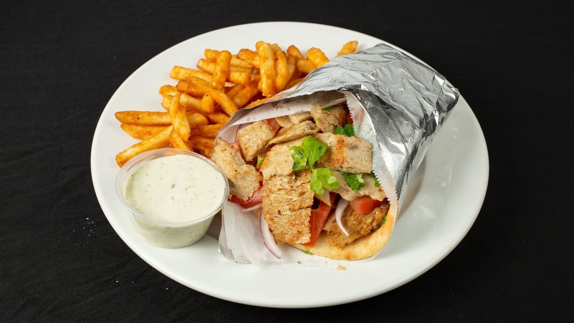 Chicken Gyro Sandwich Combo