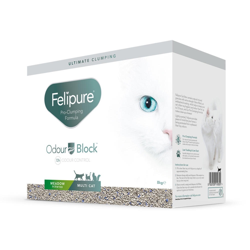 Felipure Multi Cat Scented Litter 8kg (Delivery Surcharges Apply)