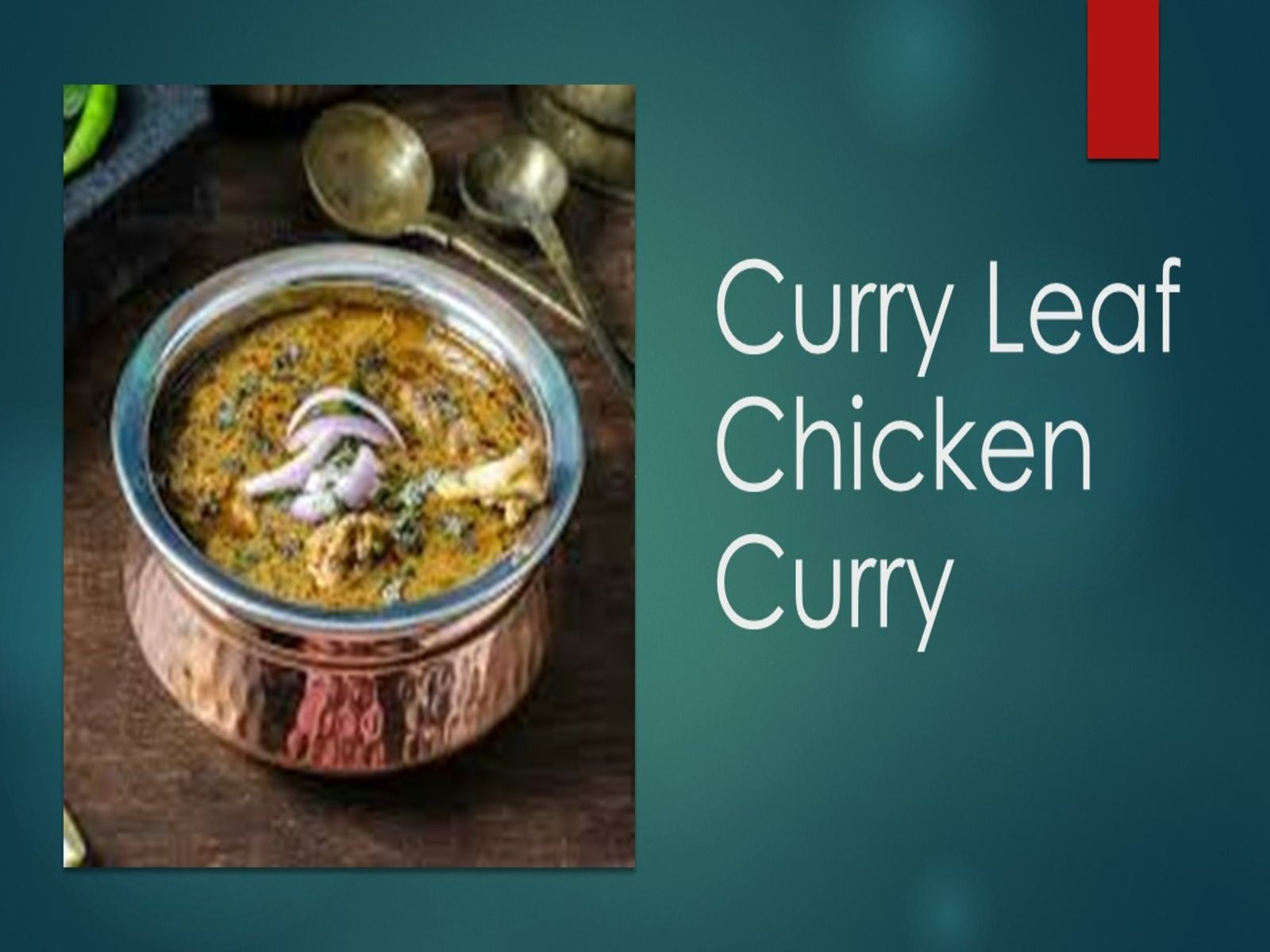 Curry Leaf Chicken Curry
