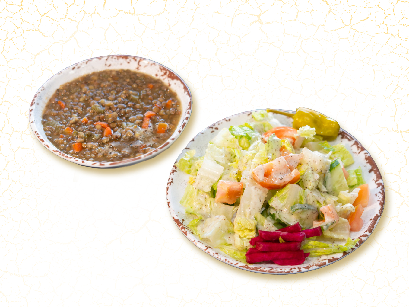 Soup and House Salad