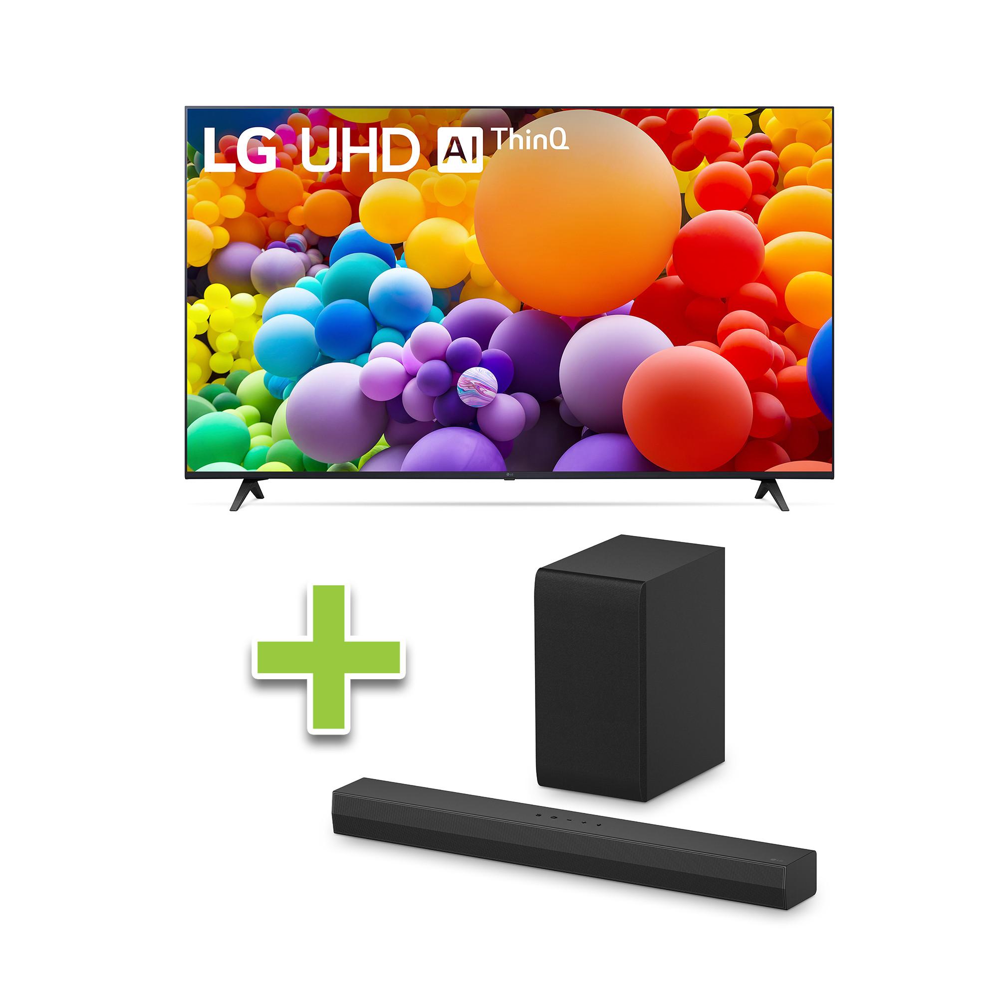 75" LG  Smart TV & LG Soundbar