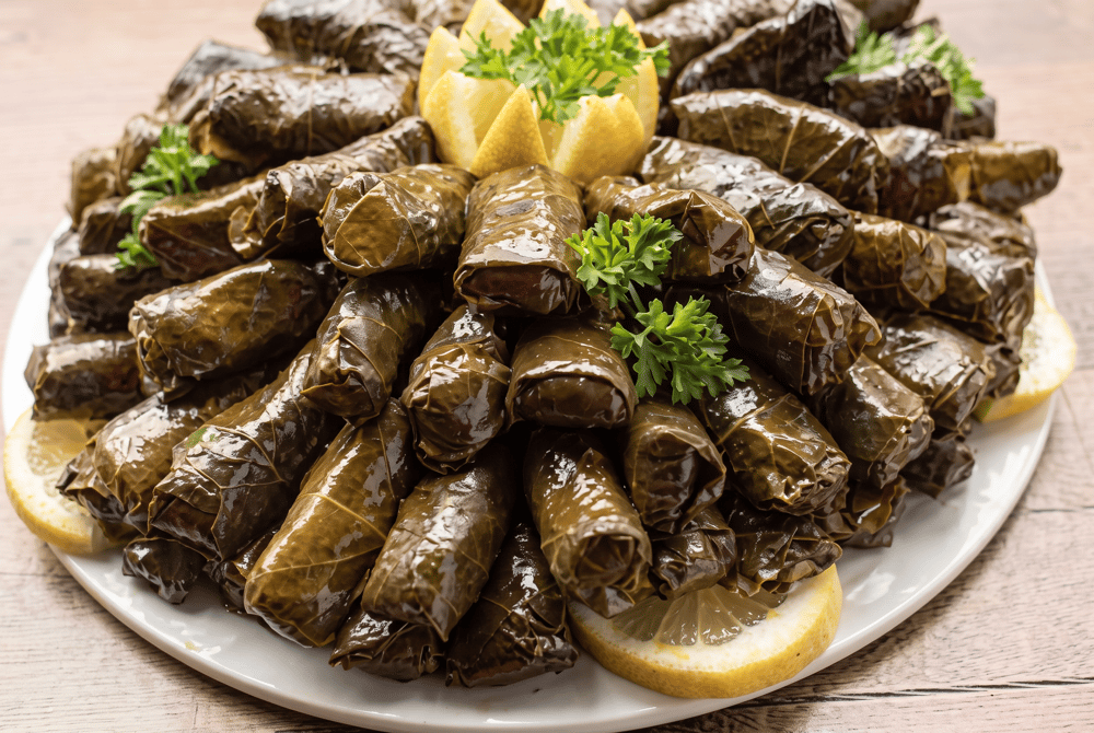 Grape Leaves Tray