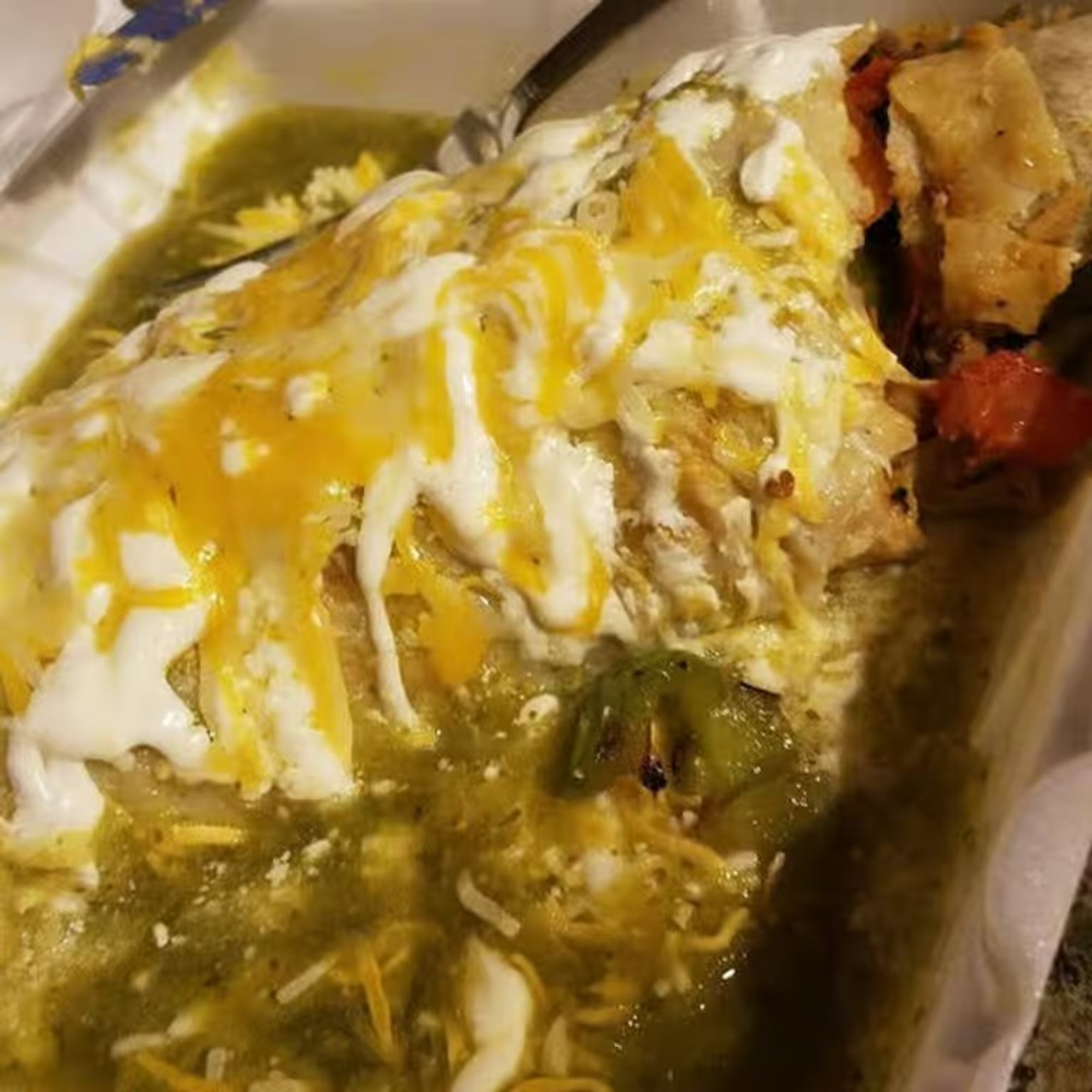 Fajitas (Carne Asada or Pollo) Burrito