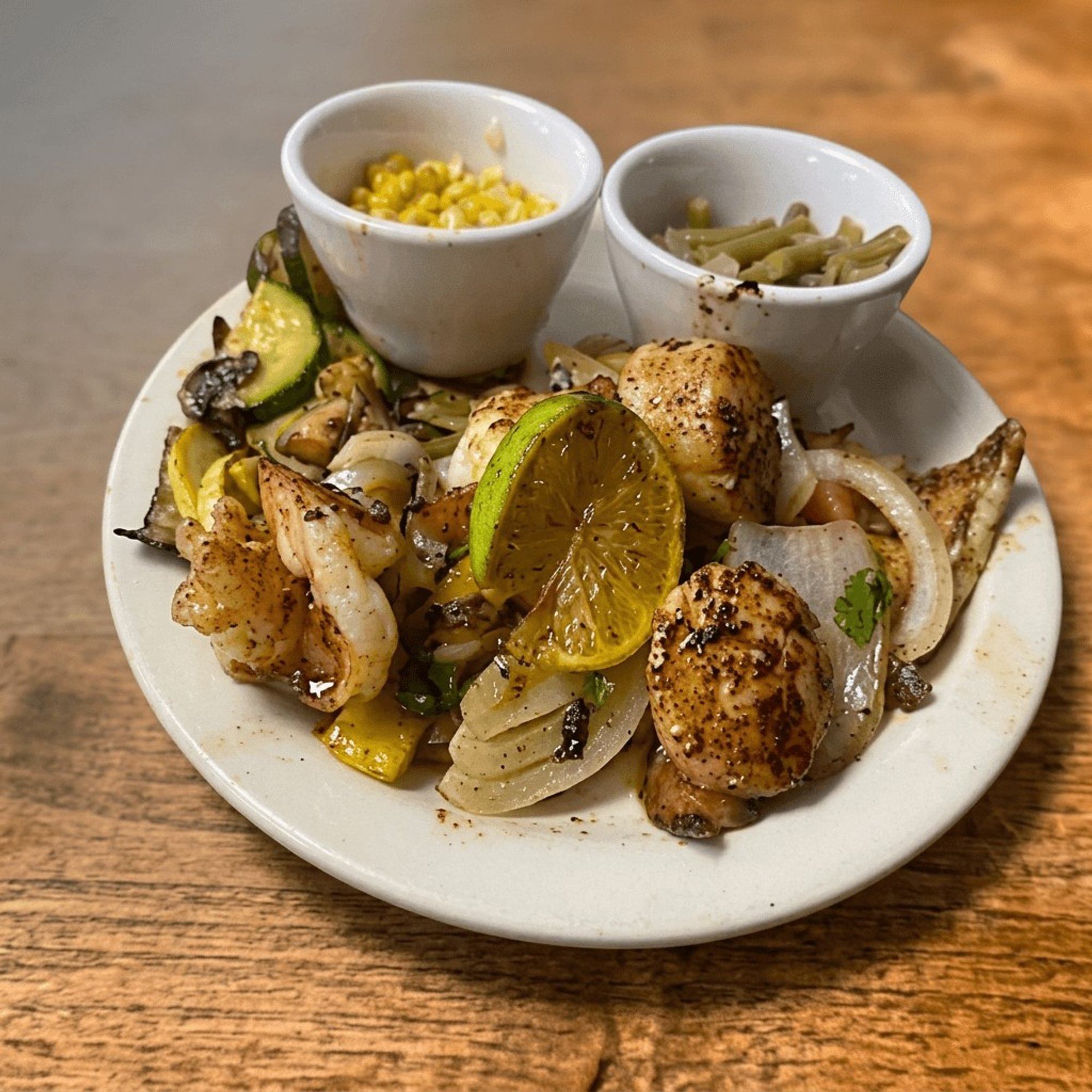Fish and Shrimp Combo Platter