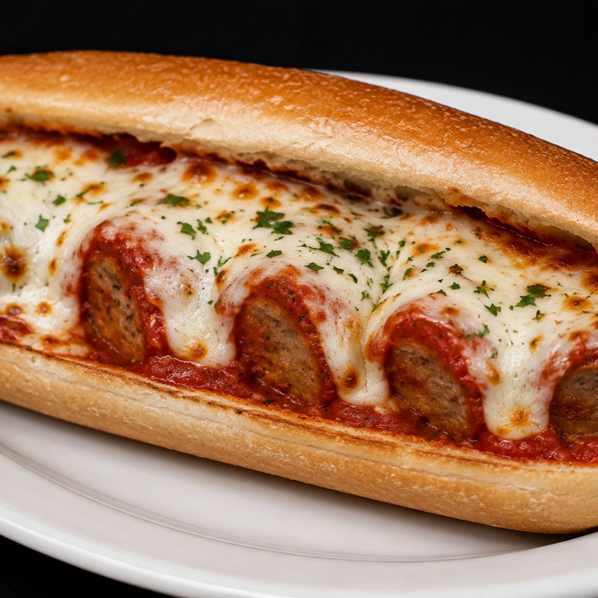 Meatball Parmesan Hero